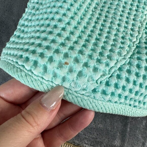 Focus Lagenlook Waffle tecture Jacket blouse top Pockets Buttons SZ Small Fairy - Picture 7 of 10